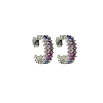 OR. CERCHIO APERTO CON ZIRC. MOD. OR76358 [d18d6f96]