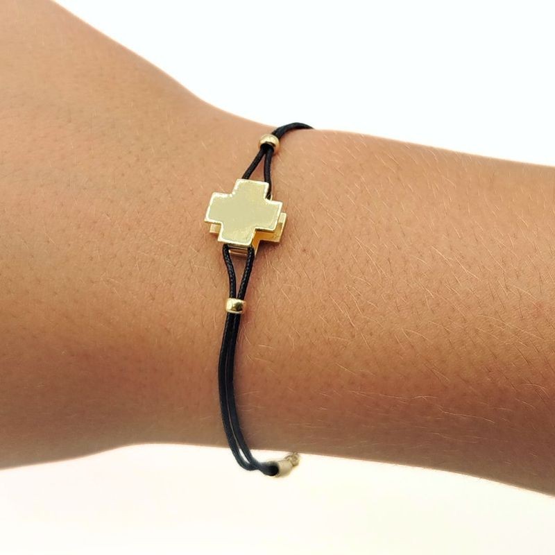 bracciale con croce mod. ssbr089 [dba18e41]