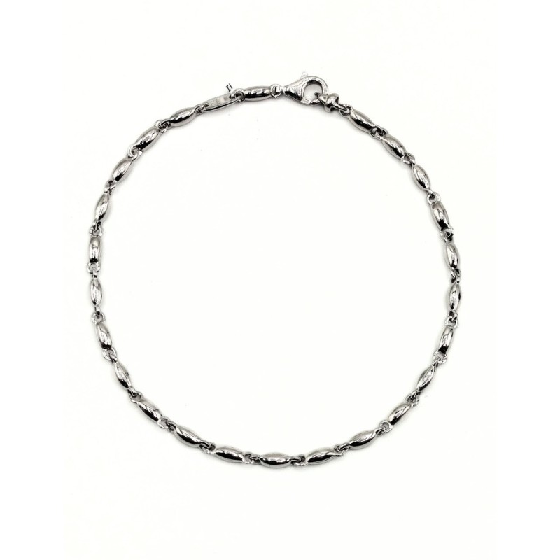 bracciale in argento uomo maglia sottile mod. tghbr83 [46f8339d]