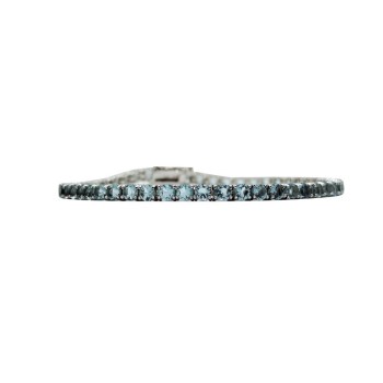 bracciale tennis in argento con zirconi colorati 3 mm mod. tghbrten3mm18c [56e6a62f]