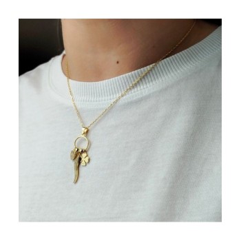 Collana con elementi vari mod. 63358 [ea0be52e]