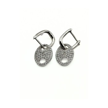 OR CERCHIETTO CON MAGLIA MARINARA  IN ARG E ZIRCONI MOD. 64372 [46a1ae06]