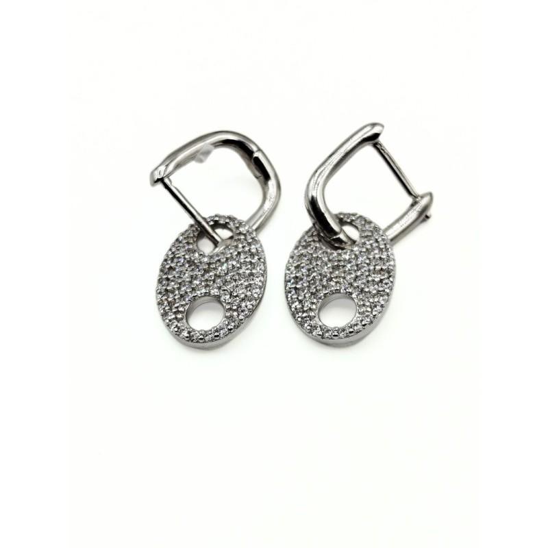 OR CERCHIETTO CON MAGLIA MARINARA  IN ARG E ZIRCONI MOD. 64372 [46a1ae06]