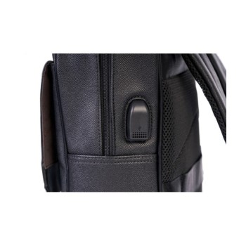 ZAINO UOMO CARICATORE USB INCORPORATO E CAVO DI RICARICA INTEGRATO.MOD.504 MANDY01 [c089c48c]
