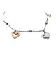 bracciale in acciaio con cuori e zirconi mod. brd00175ne [37c53ffb]