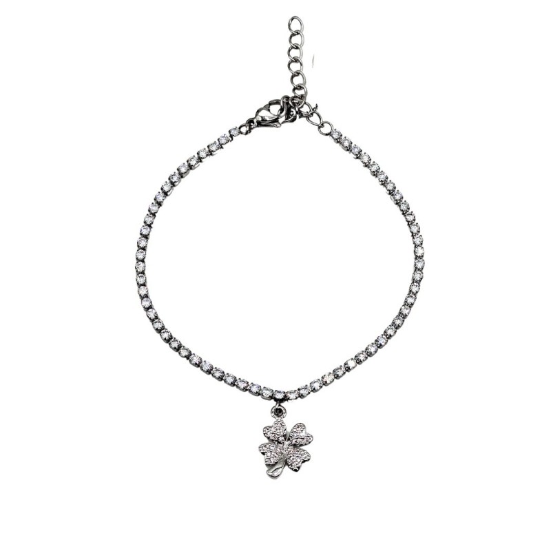 bracciale tennis in acciaio mod. brd00510 [122647f9]