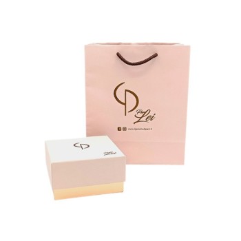 collana in argento dorato con pietra verde mod. itaargcl1925 [da1002f1]