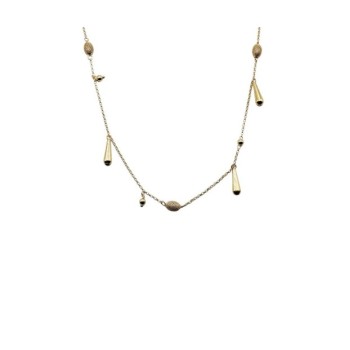 collana lunga in argento dorato con elementi mod. itaargcl4351 [cbc39b5b]