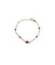 bracciale in argento dorato con coccinella mod. itaargbr702 [7ca9b671]