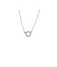 collana in argento con cerchio e zircone mod. itaargcl1084 [e206d574]
