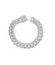 bracciale maglia cubana in acciaio con zirconi mod. itabr0859 [295774d1]
