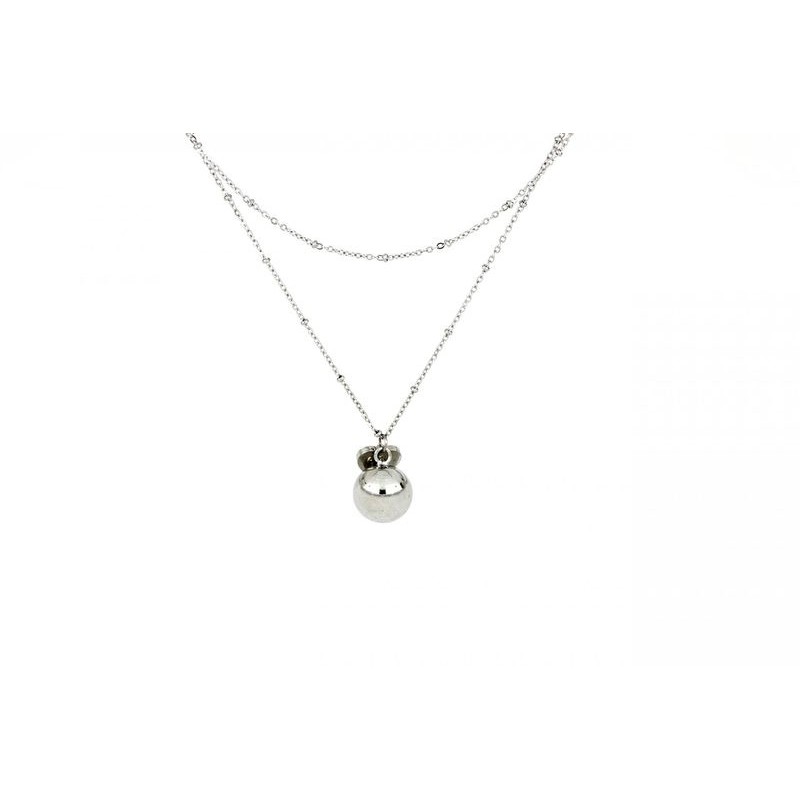 collana chiama angeli in acciaio con cuore mod. itapend2222 [4b6bfc88]