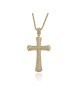 collana in acciaio dorato con croce mod. itapend2415 [073c2e73]