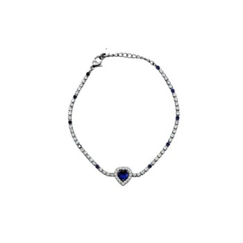 bracciale tennis in acciaio con cuore mod. brd00516 [7dd35f18]