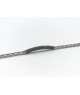 Bracciale in acciaio con piastra nera e zircone mod. itabr2507 [0c7eccfd]