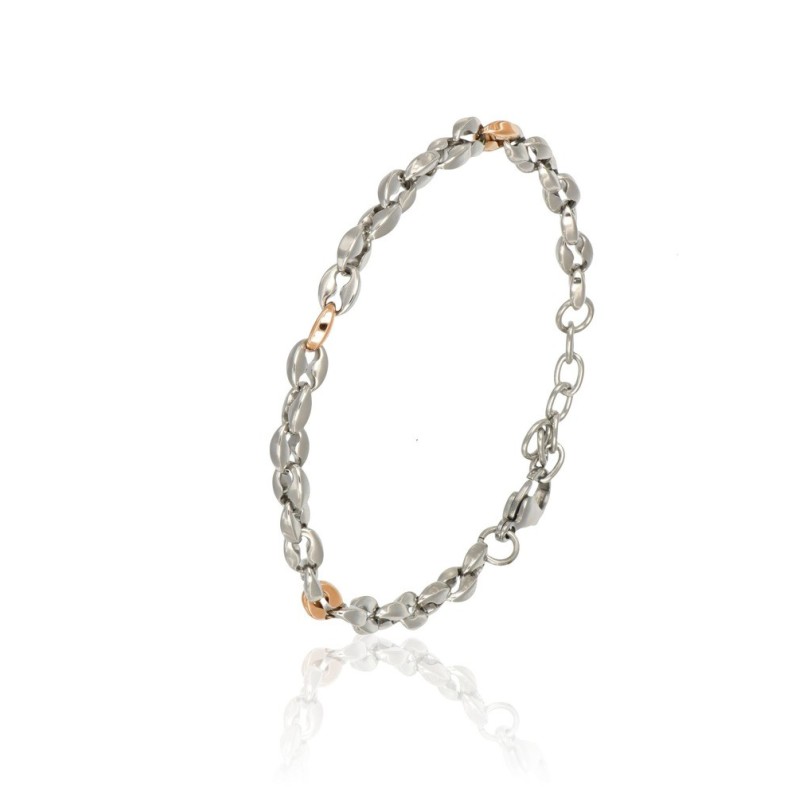 bracciale in acciaio maglia marinara mod. itabr7126 [65416c90]