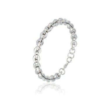 bracciale in acciaio con maglia a catena mod. itabr001057 [eaaa9359]