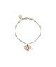 bracciale in argento dorato con cuore mod. itaargbr1190 [a4e6293b]
