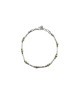 bracciale in argento con palline dorate e lucide mod. itaargbr1208 [293f5169]