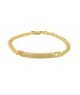 bracciale in acciaio dorato con piastra mod. itabr7085 [0ad67fe6]
