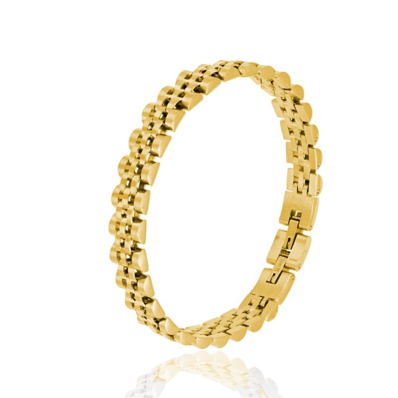 Bracciale uomo in acciaio dorato Mod. ITABR4780 [f139c49c]