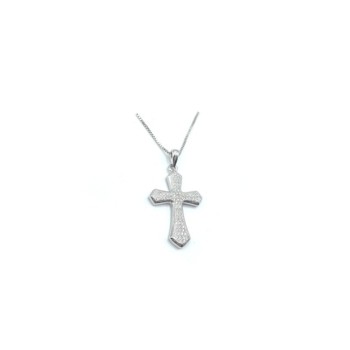 Pendente Croce in Argento, MOD. 65801 [4d089399]