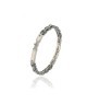 bracciale in acciaio con piastra centrale mod. itabr6643 [7153a110]