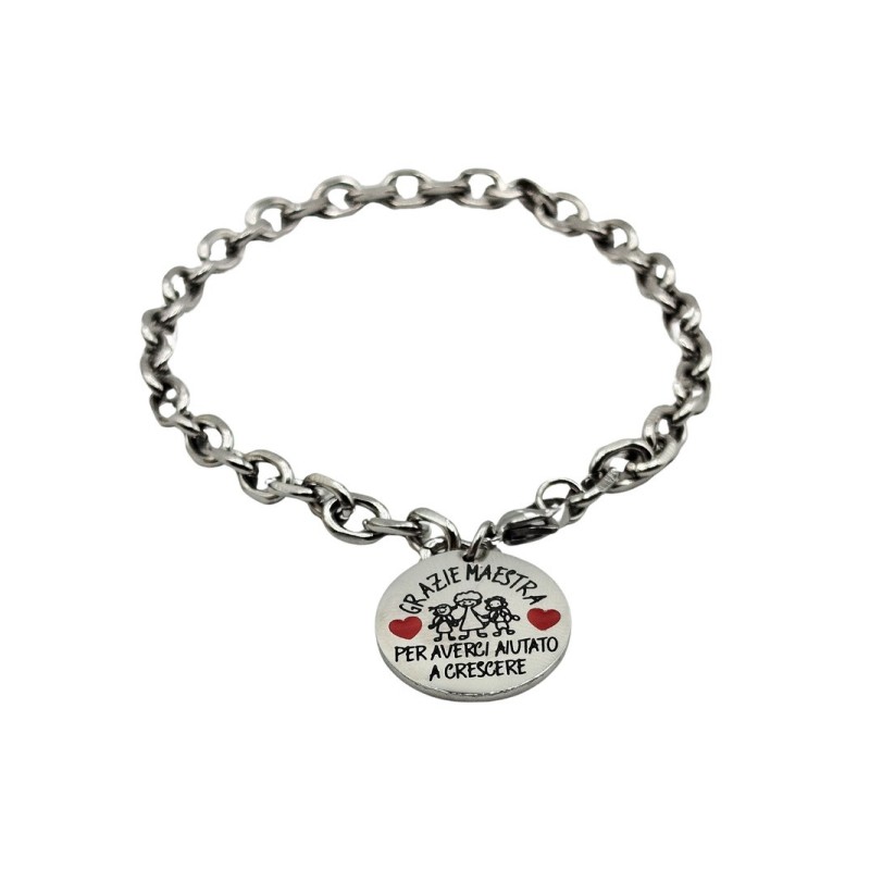 bracciale in acciaio maestra mod. acbr2102 [55b3cf98]