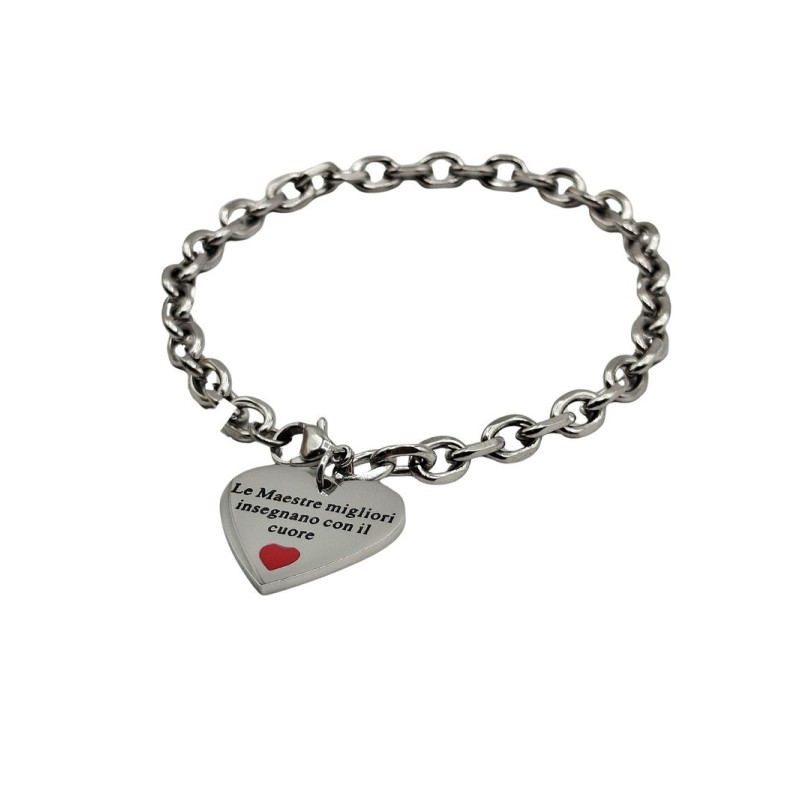 bracciale in acciaio maestra mod. acbr2385 [a323c224]