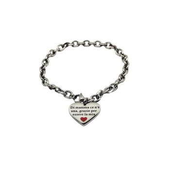 bracciale in acciaio mamma mod. acbr2387 [b9ecd8b6]