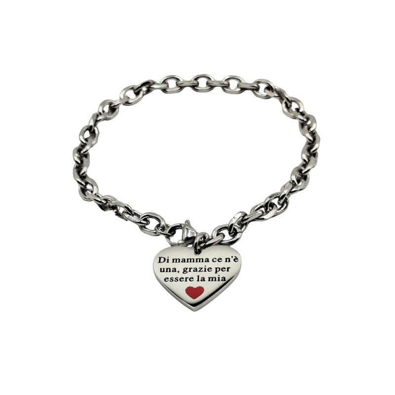 bracciale in acciaio mamma mod. acbr2387 [b9ecd8b6]
