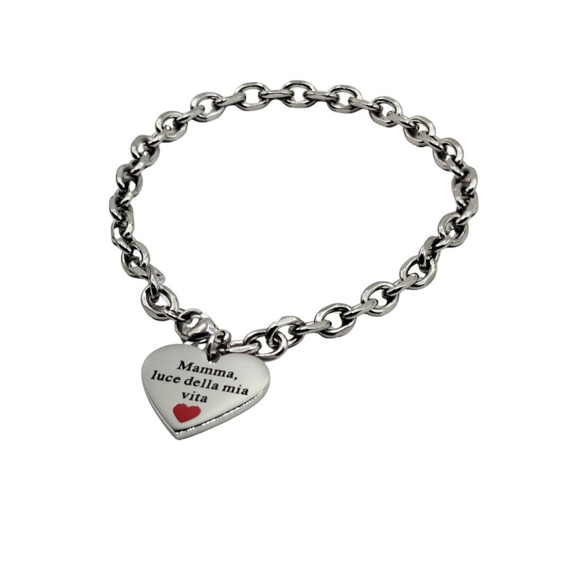 bracciale in acciaio mamma mod. acbr2388 [abc0d20c]