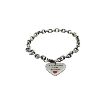 bracciale in acciaio mamma mod. acbr2389 [26a7df45]