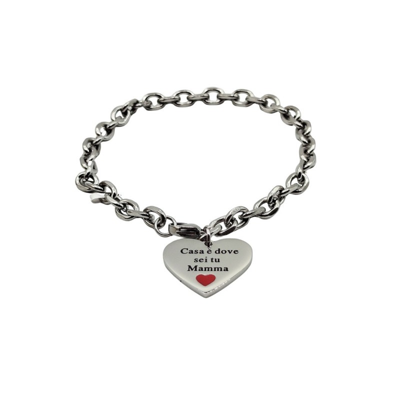 bracciale in acciaio mamma mod. acbr2389 [26a7df45]