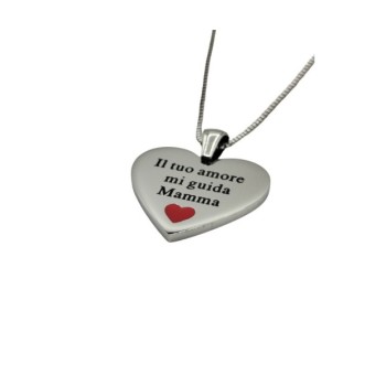 collana in acciaio mamma mod. accl9127 [7e8b1ecc]