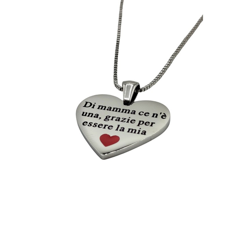 collana in acciaio mamma mod. accl9128 [6ca71476]