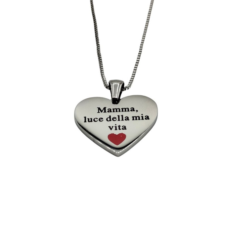 collana in acciaio mamma mod. accl9129 [e1c0193f]