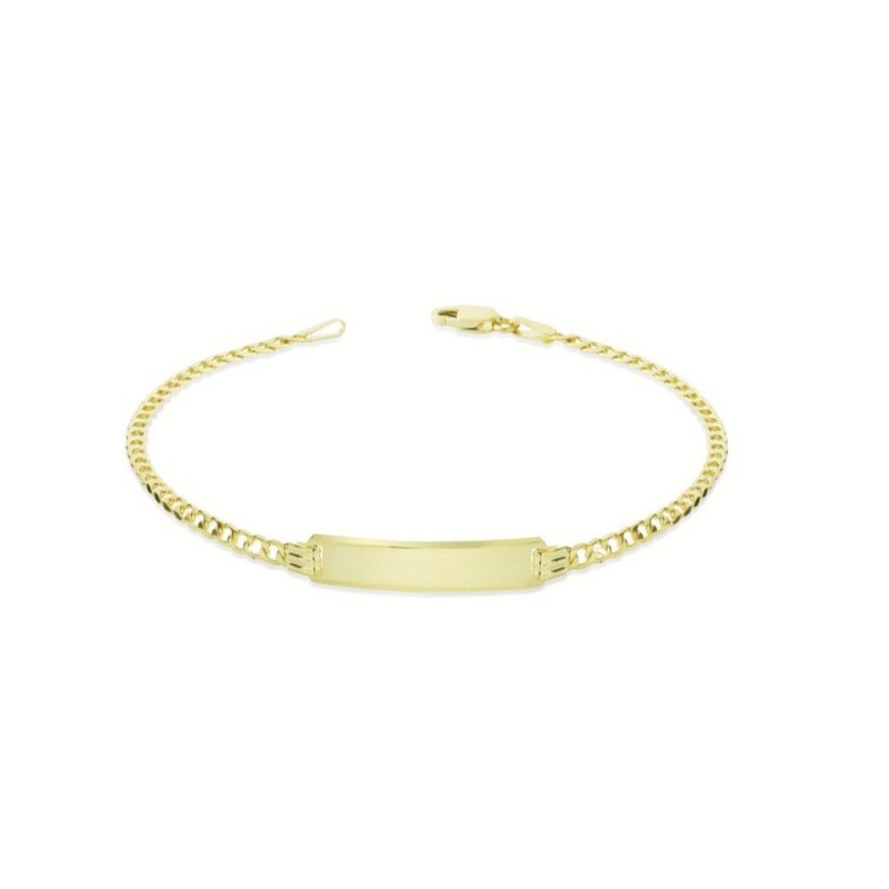 BRACCIALE CON TARGA IN ORO 9KT MOD. 1115 [8b68c214]