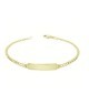 BRACCIALE CON TARGA IN ORO 9KT MOD. 1115 [8b68c214]