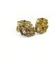orecchini in argento 925 dorato lavorati mod. itaor35 [953ed733]
