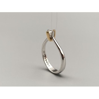 Anello solitario oro e diamanti Mod.CV016 [c5c9c4da]
