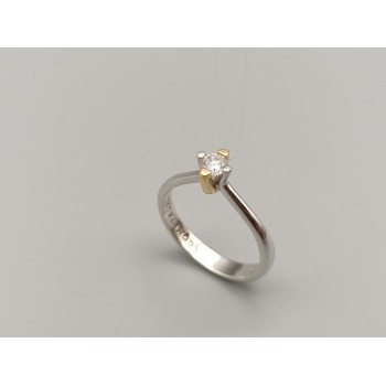 Anello solitario oro e diamanti Mod.CV016 [1cef87d7]