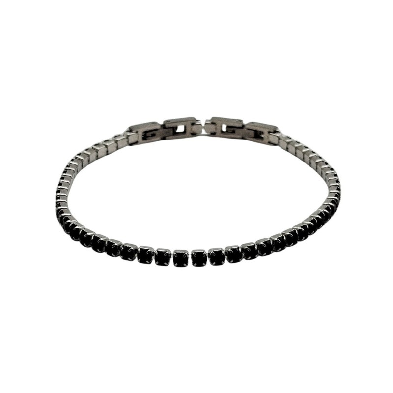 Bracciale in Acciaio modello tennis Mod.BRD00193 [172b80f7]