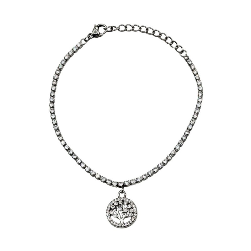 Bracciale tennis da donna in acciaio  con albero della vita Mod.BRD00505 [33dc95b3]
