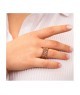Anello placcato oro rosa a fascia larga con texture sferica e zirconi incastonati Mod.XAN226RG [a2cf0f9c]