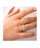 Anello grande placcato oro giallo a fascia con pavè di zirconi e fiore incastonato Mod.XAN227DG [50e1f9e2]