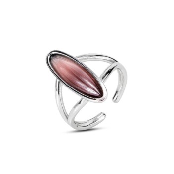 Anello con pietra ametista ovale Mod.XAN231P [bd405689]