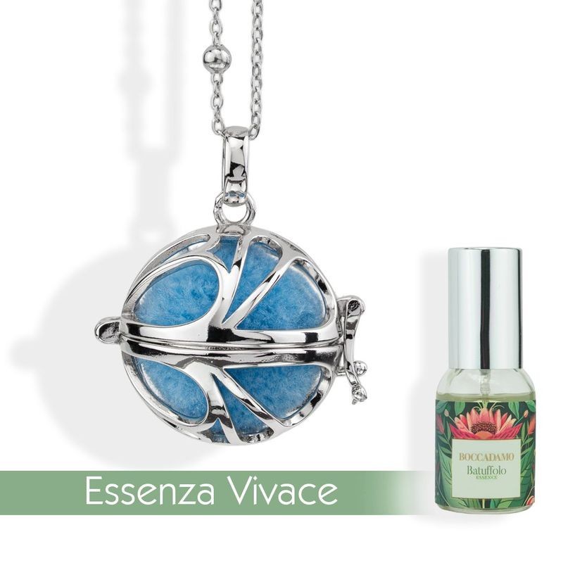 Cofanetto Batuffolo Essence con collana a scrigno apribile, 6 batuffoli e 1 fragranza Essenza Vivace Mod.BT_GR01P [c6149de5]