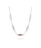 Collana girocollo con cristalli white, rosa e ametista Mod.XGR764 [7ff7f839]