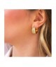 Orecchini a cerchio placcati oro giallo con fascia in pavè di zirconi e fiore incastonato Mod.XOR772D [fa456d1b]